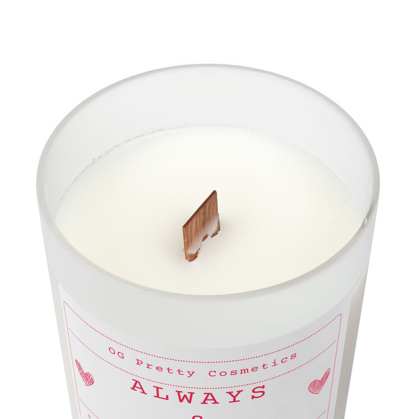 ALWAYS & FOREVER - Frosted Glass Candle, 11oz